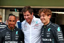 Thumbnail for article: Wolff reacts to Lewis Hamilton's departure from Mercedes