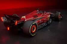 Thumbnail for article: Ferrari stuurt Sainz direct de baan op met de nieuwe SF-24