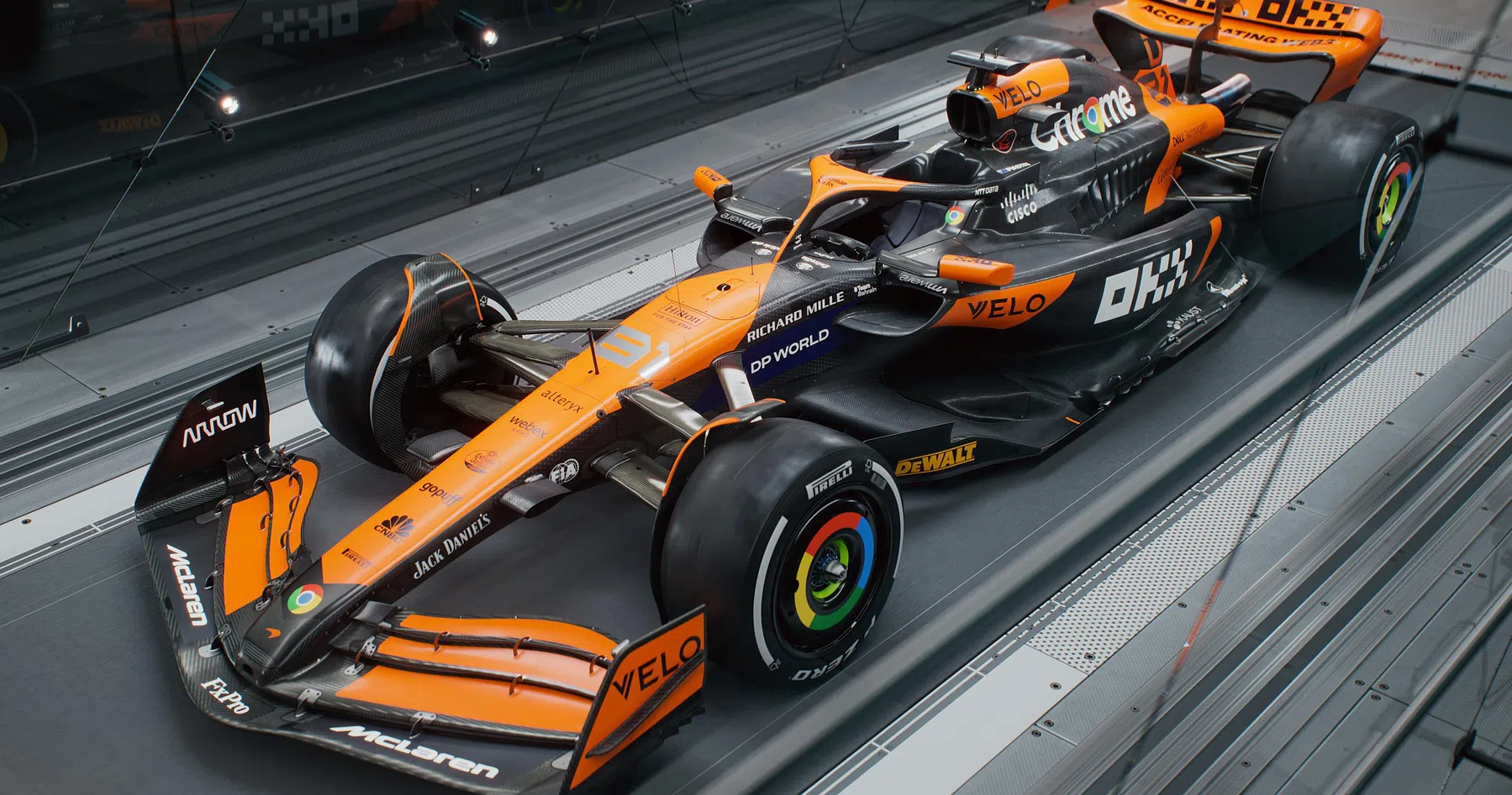 McLaren apresenta carro de F1 para 2024