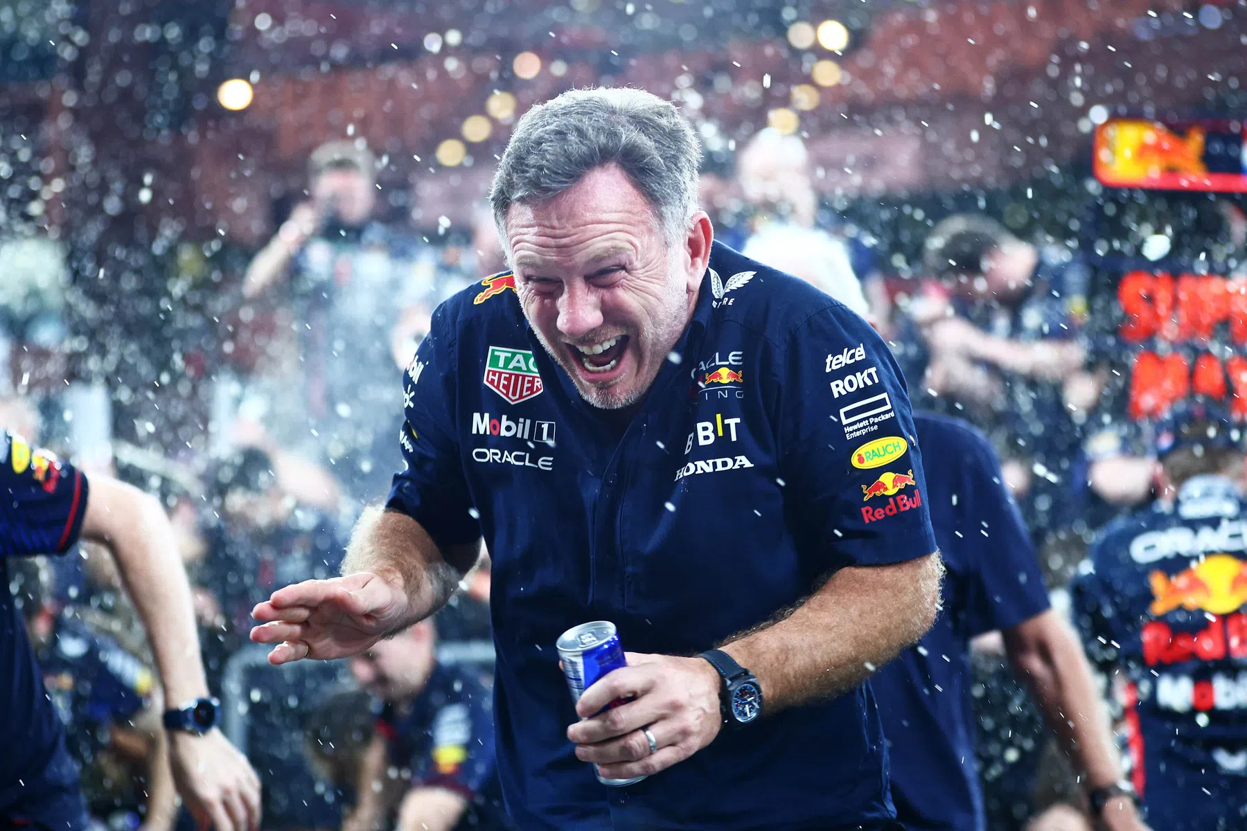 Horner reageert op geruchten over Verstappen en Marko