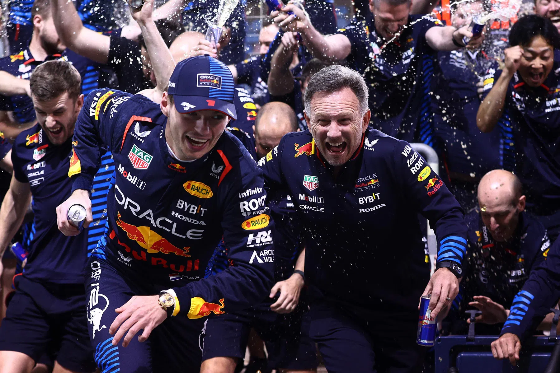 Horner sprak met manager van Verstappen over onderlinge onvrede