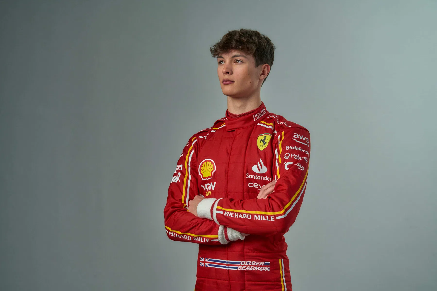 bearman's car number on f1 debut