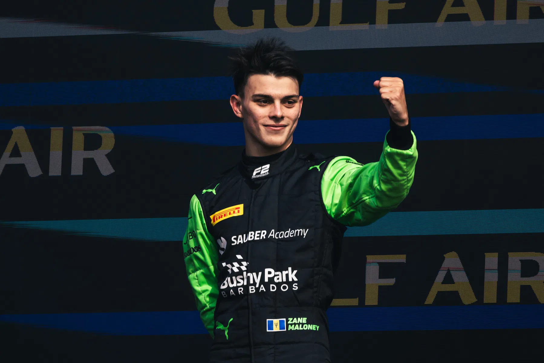 Who is formula 2 driver Zane Maloney of stake