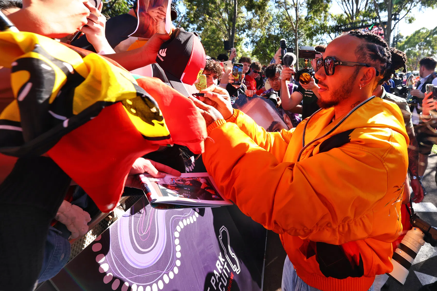 Hamilton makes debut at Ferrari in Melbourne