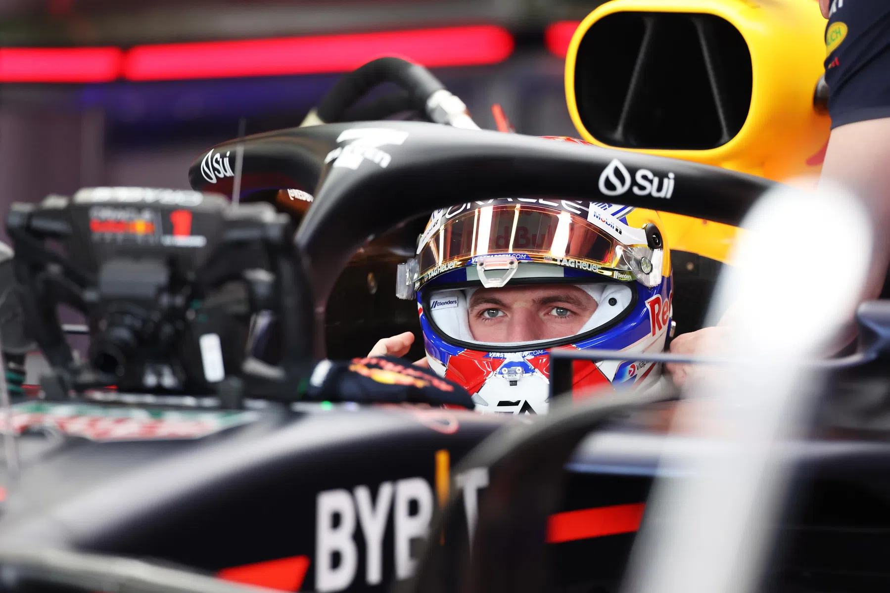 verstappen longrunpace tijdens VT3 gp australie