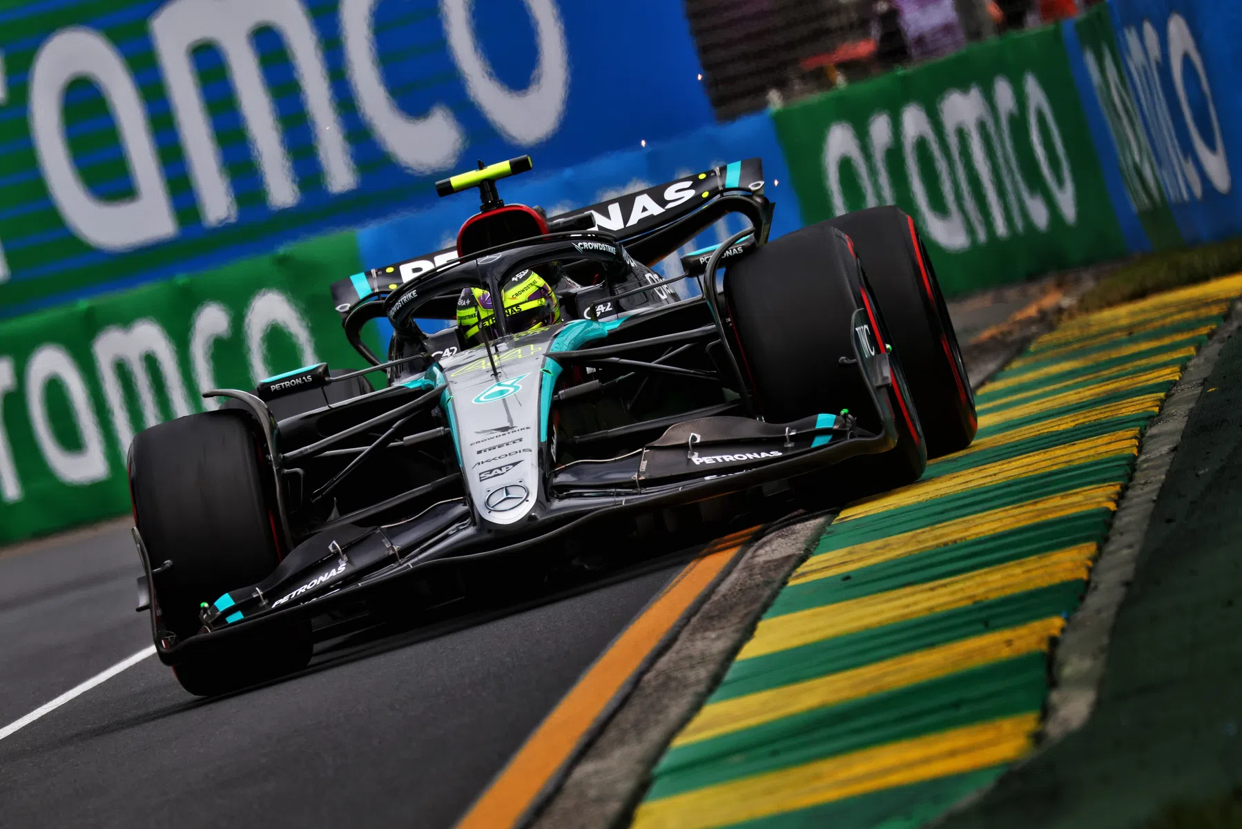Mercedes Hamilton Australia and preparing for Japan
