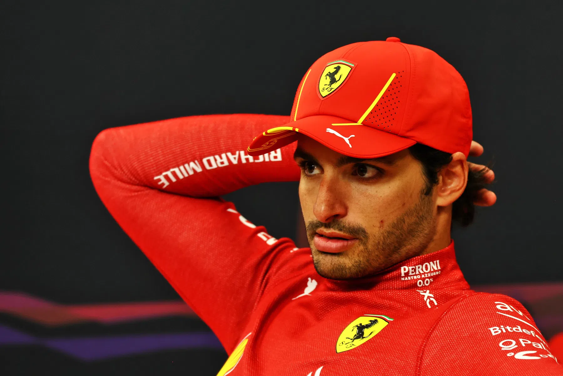 Sainz positive about improvements Ferrari