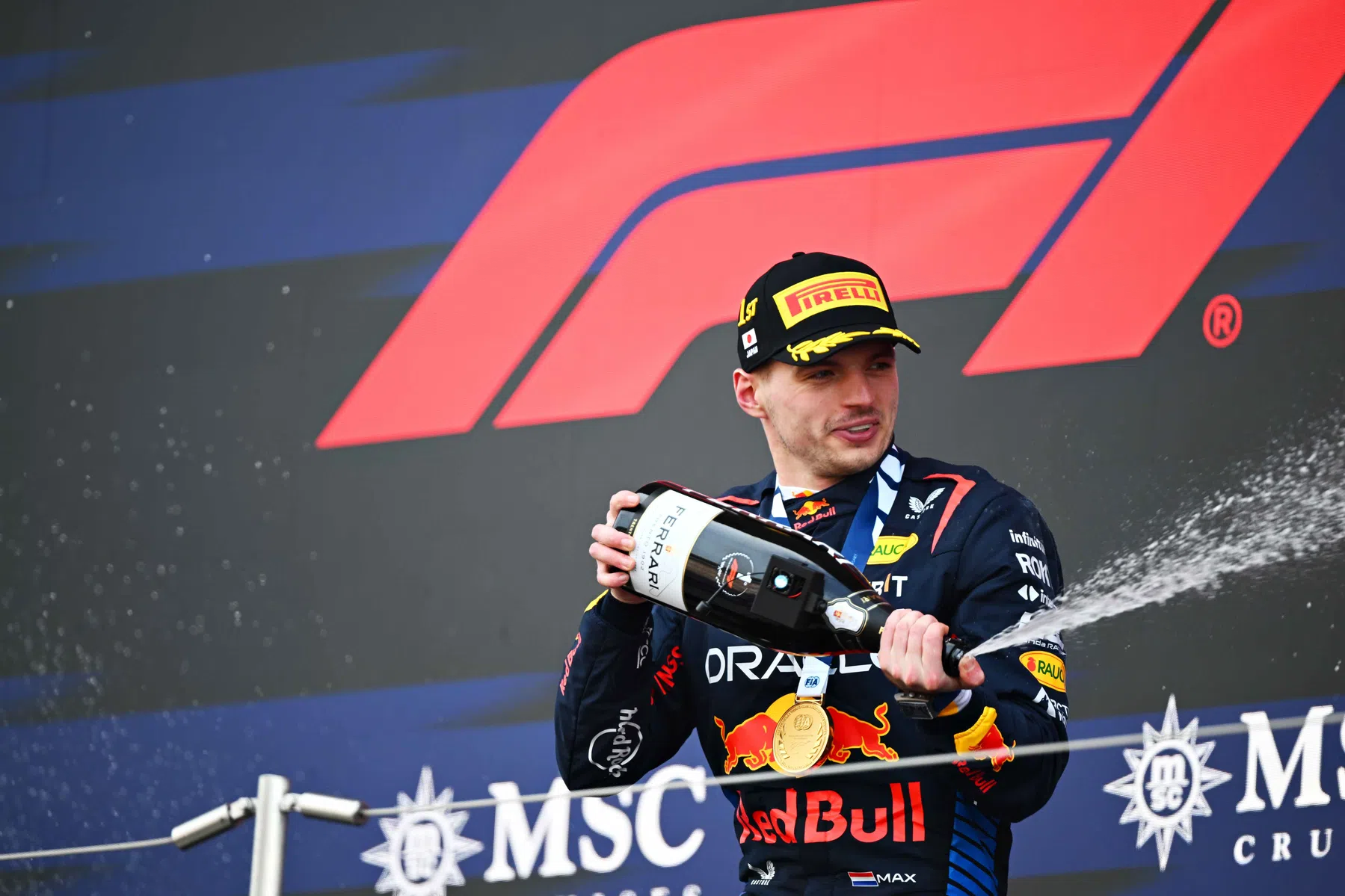 max verstappen genießt die formel e in tokio