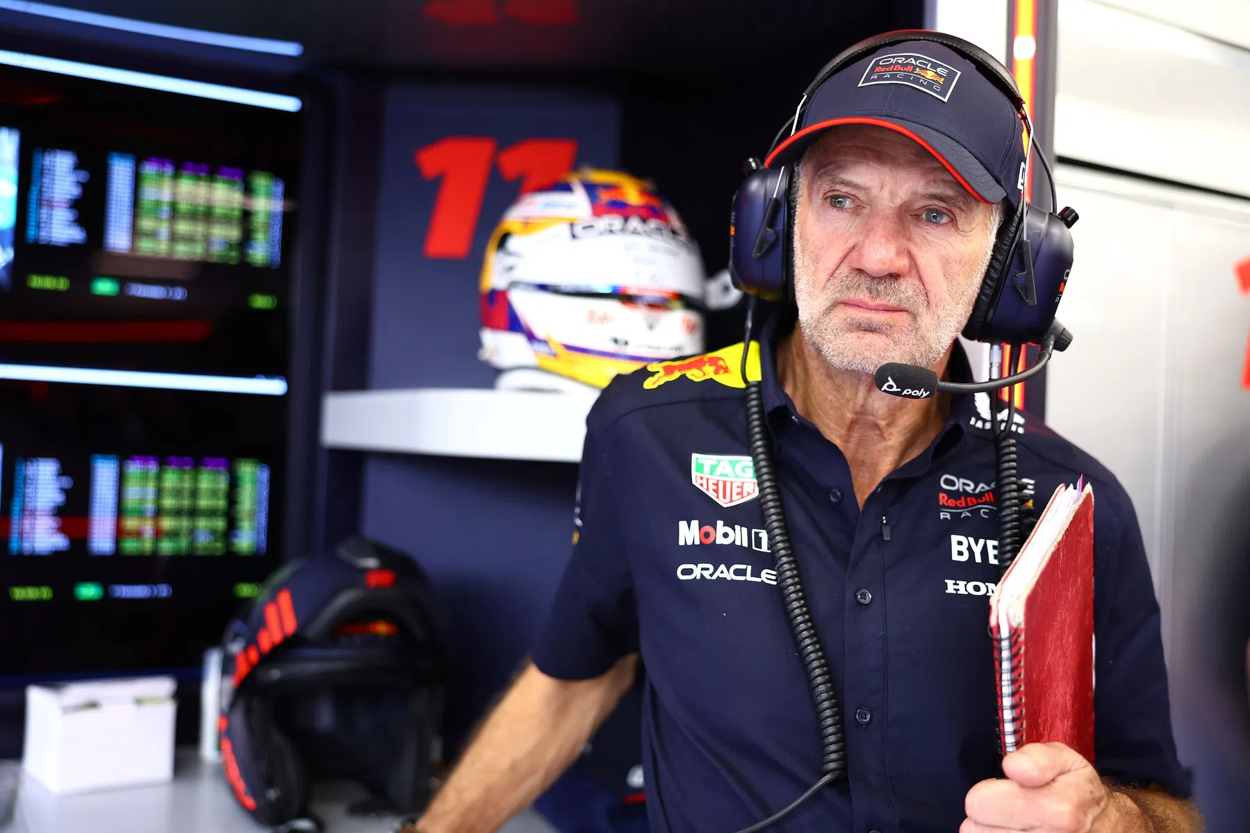 Newey was in Italy for test and did not speak to Ferrari