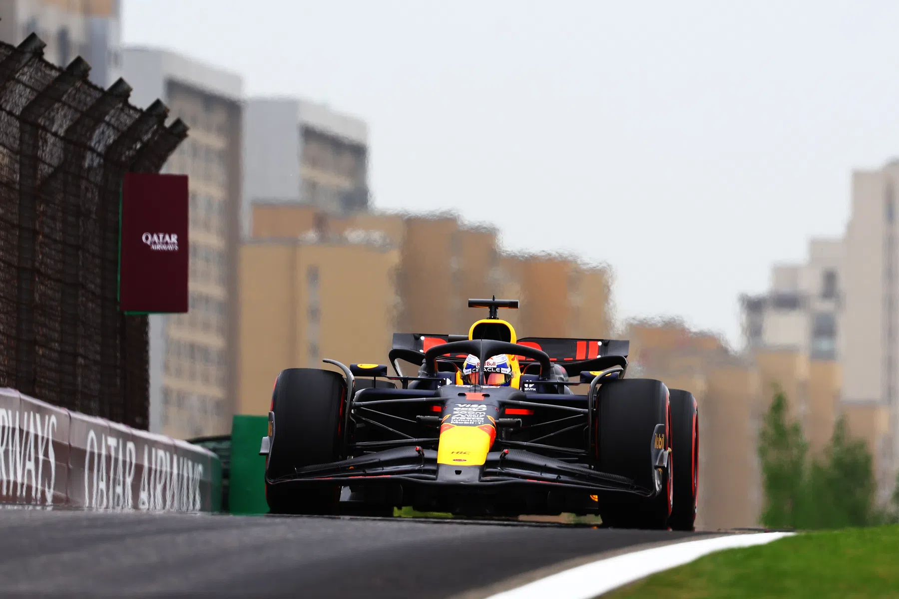 Regen in Shanghai kurz vor dem Sprintschießen