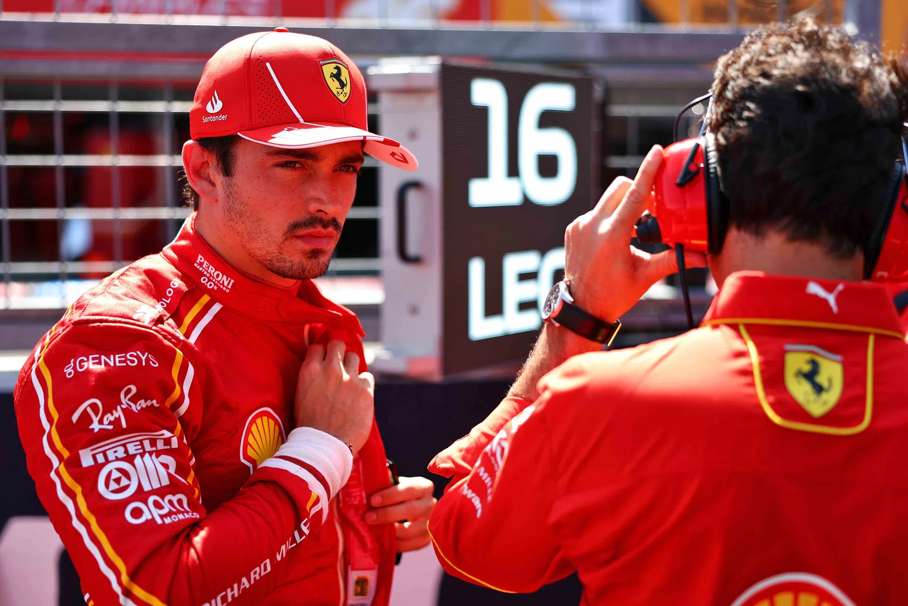 Leclerc y Sainz se enfrentan tras la carrera Sprint, según Rosberg