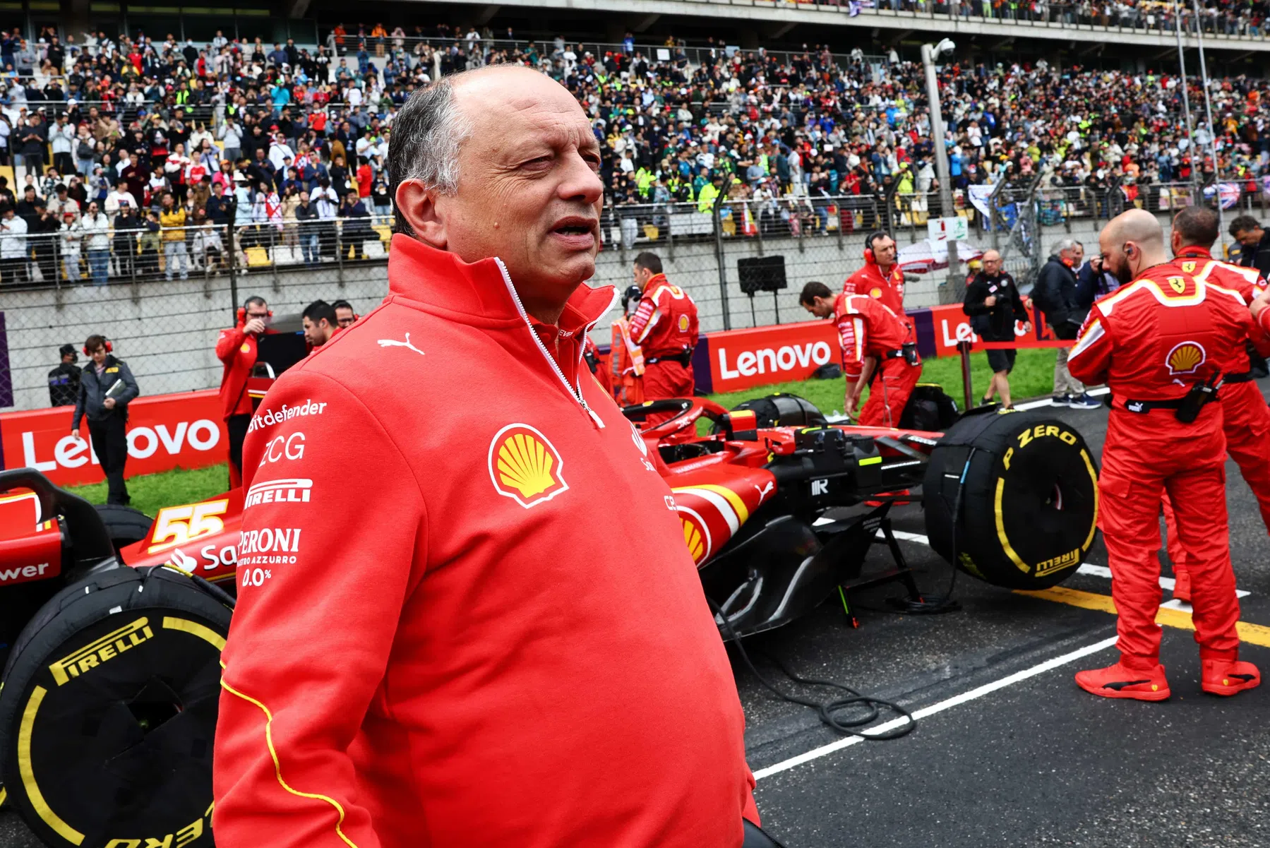 Vasseur trouve que l'accident entre Leclerc et Sainz est 