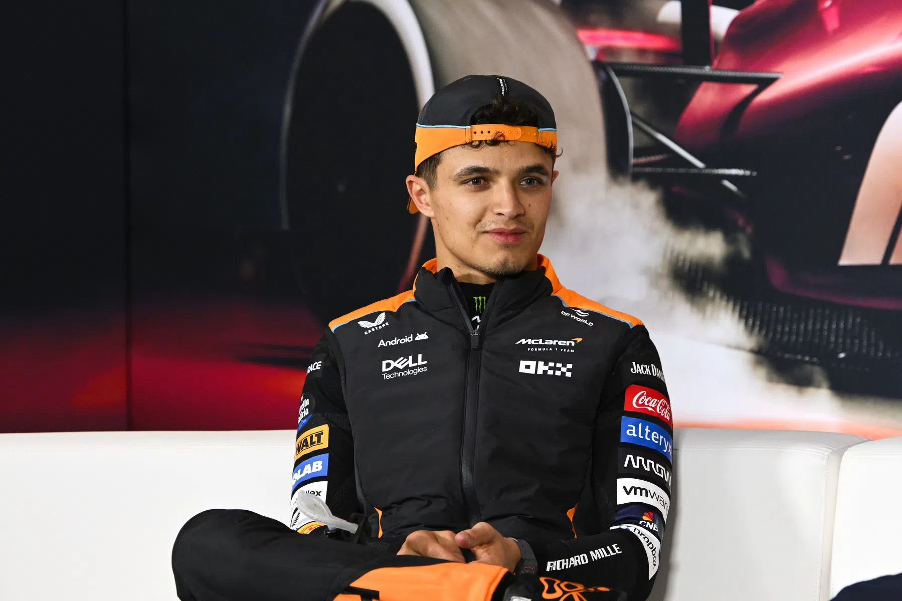 Reacción de McLaren a la lesión de Lando Norris en Amsterdam