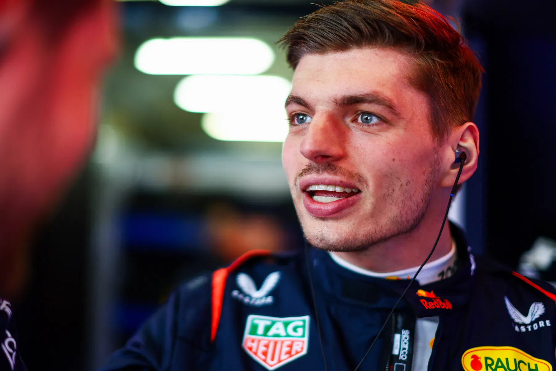 Max Verstappen in a livestream from Team Redline