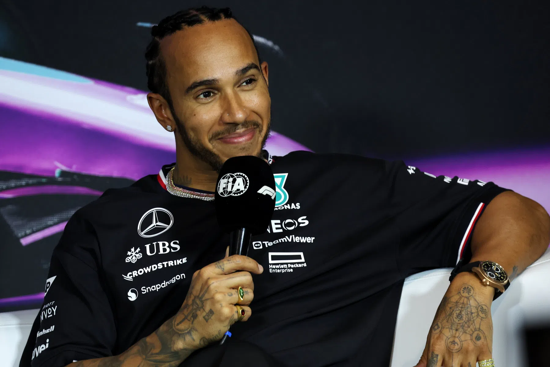 Hamilton está apaixonado por Newey, enquanto Horner não estava