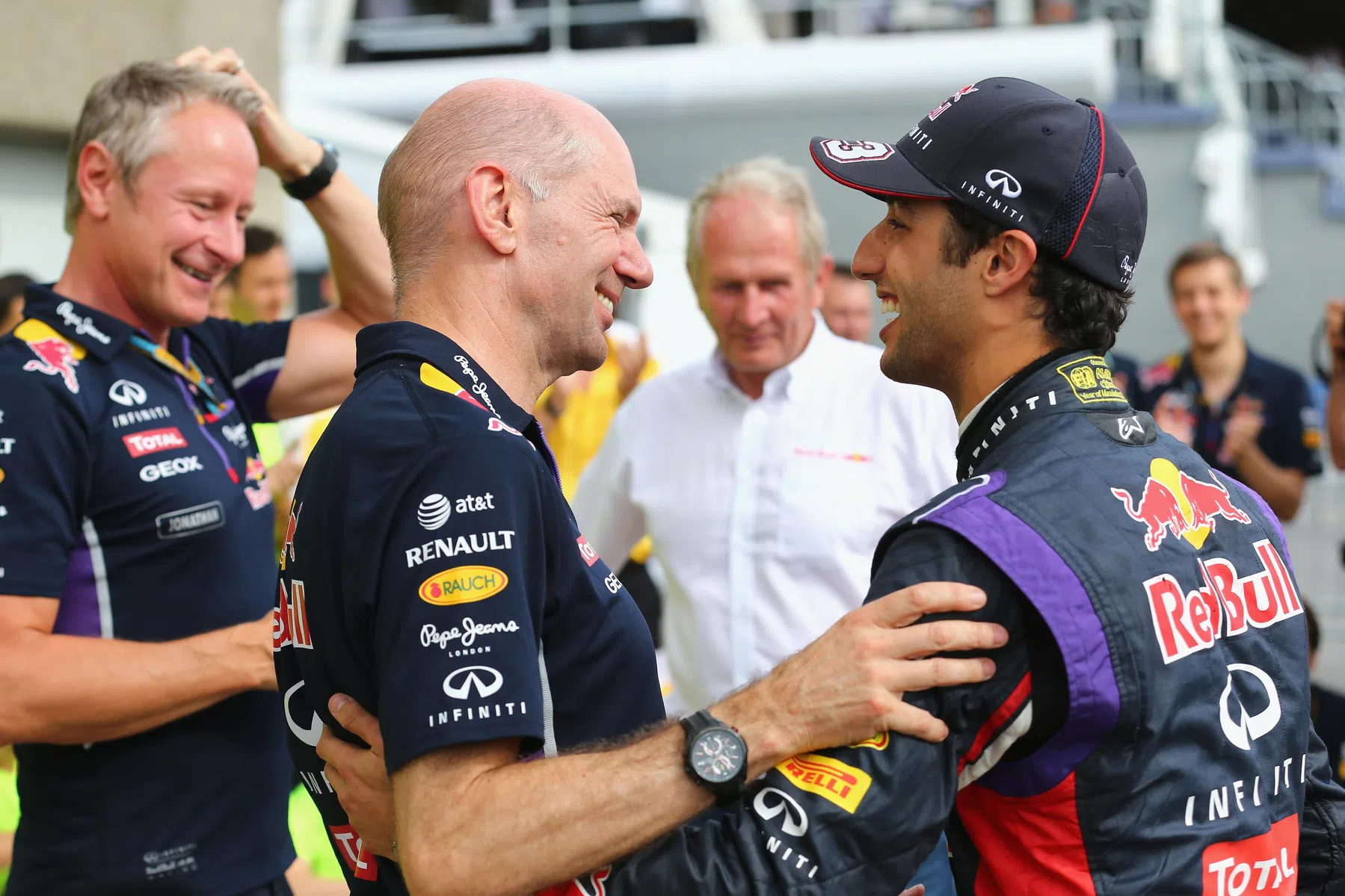 Ricciardo vond samenwerken met Newey intimiderend