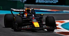 Thumbnail for article: Verstappen veroorzaakt virtual safety car door botsing met paaltje in GP Miami