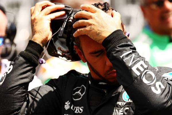 Hamilton sorpreso dalle prestazioni della Mercedes scomparso dal GP di Miami 2024