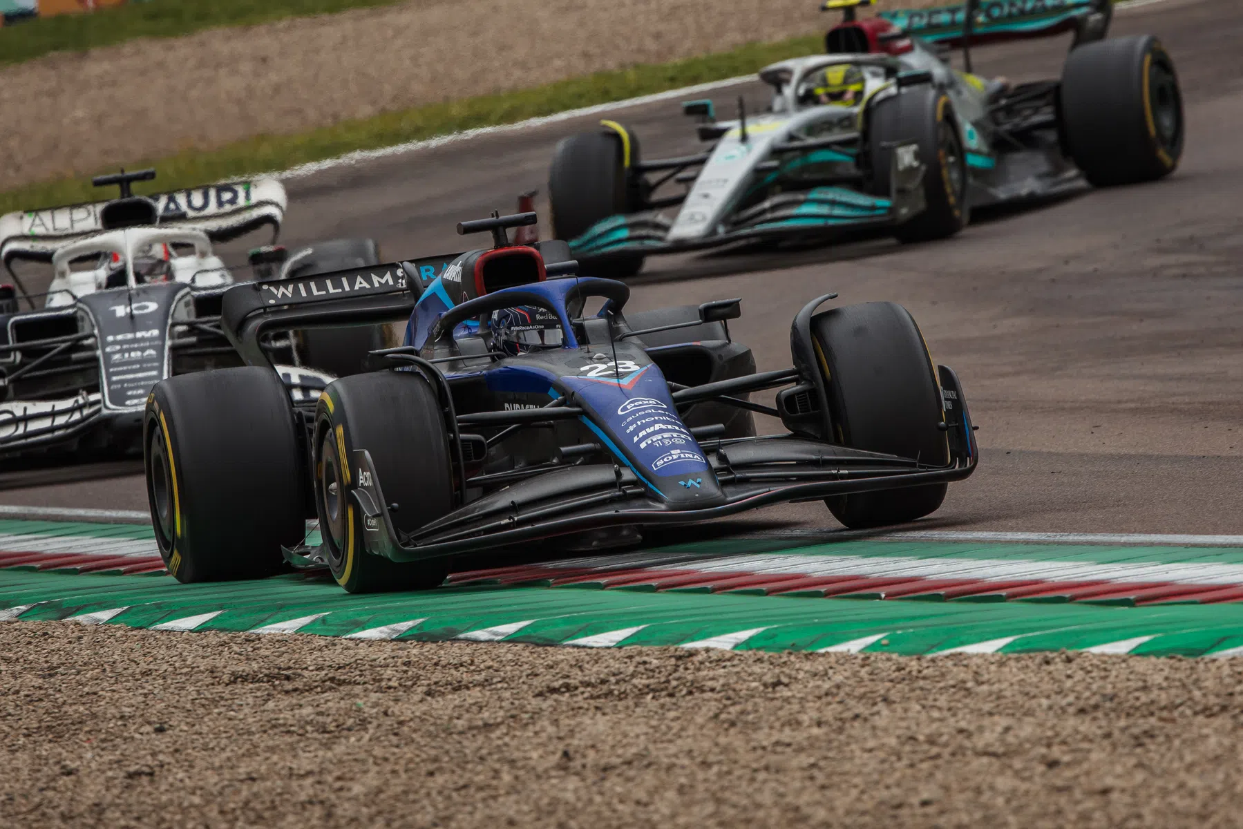 changes to imola circuit with more gravel beds
