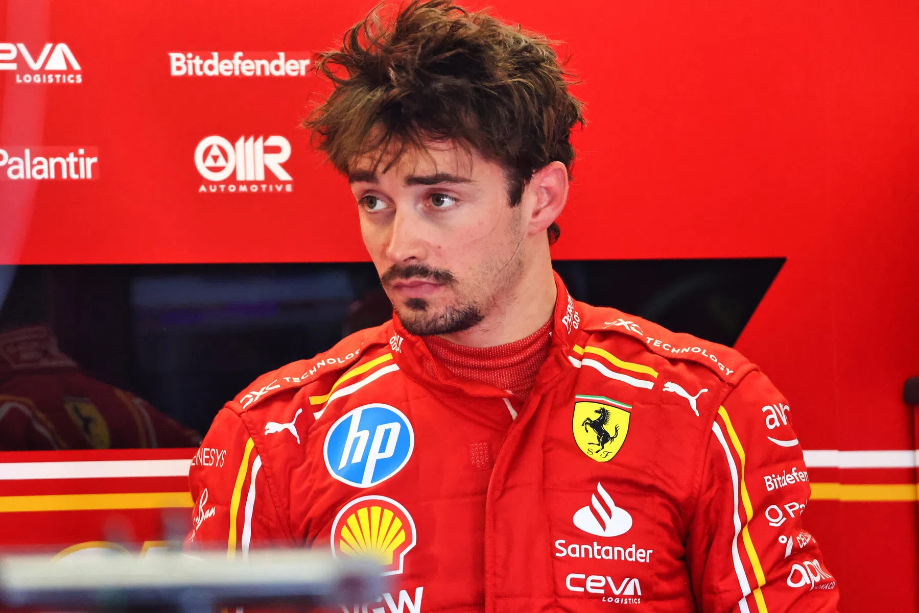 Charles Leclerc on his Friday in imola