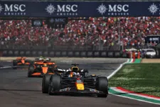 Thumbnail for article: Verstappen repousse l'attaque tardive de Norris pour gagner Imola