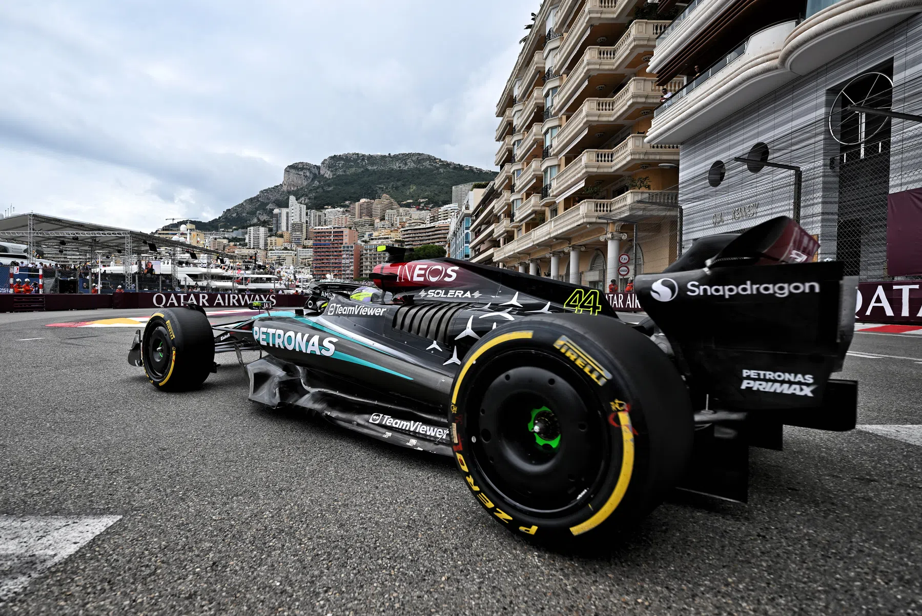 Hamilton fastest in FP1 for the 2024 Monaco Grand Prix