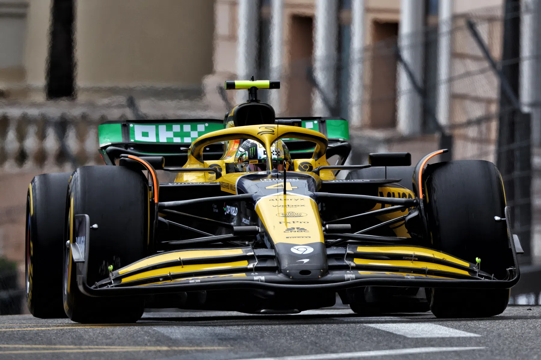 Lando Norris reaction after FP2