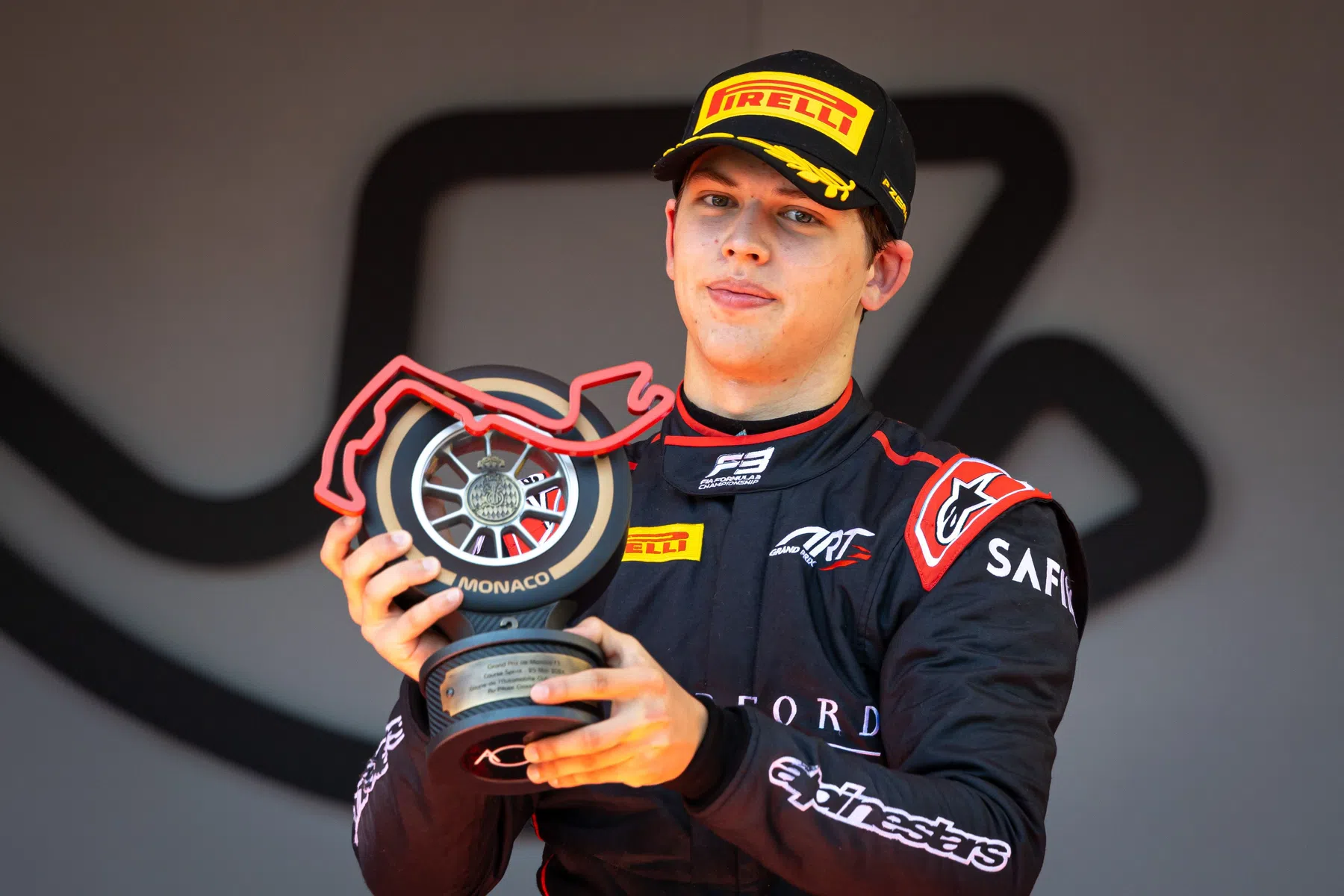 laurens van hoepen pakt een podium in monaco