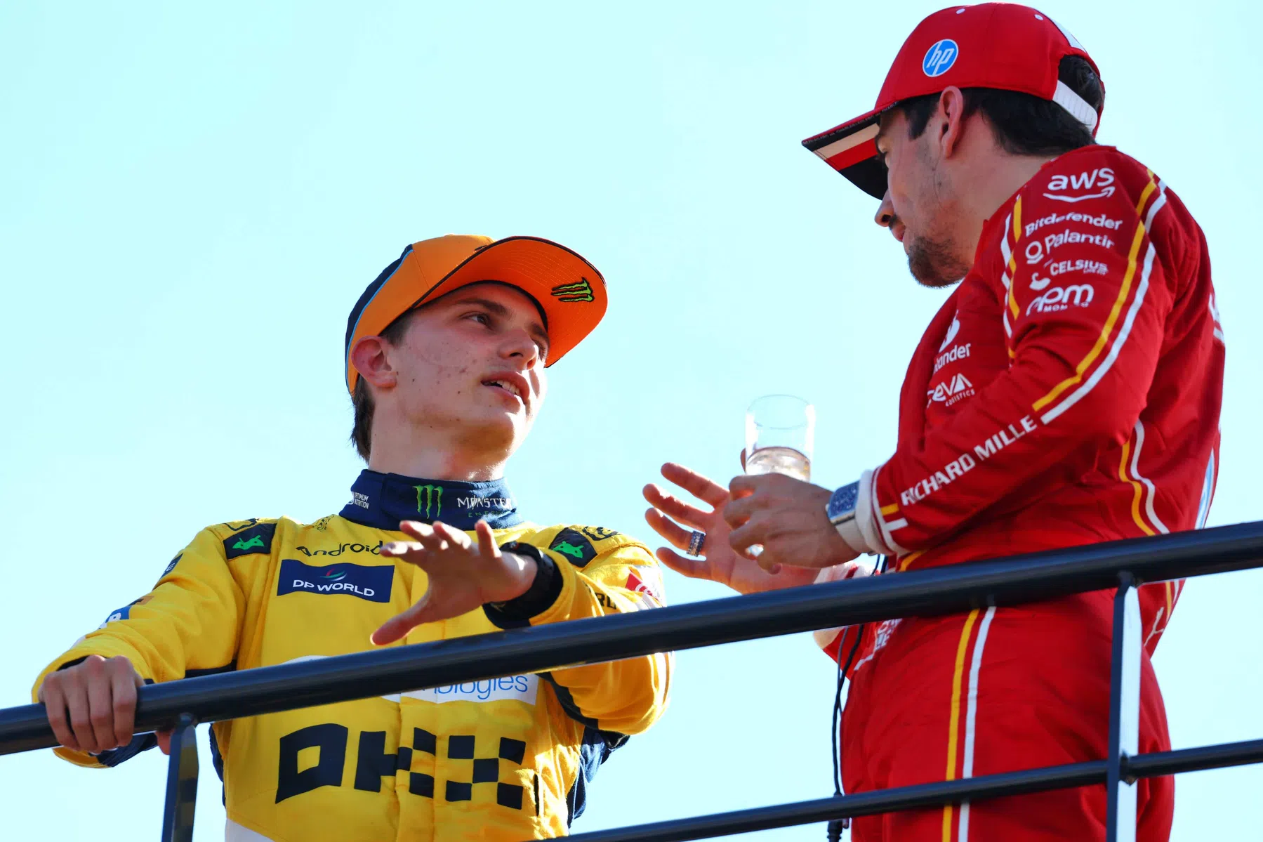 Leclerc jokes about being family with Piastri 'Exciting day'