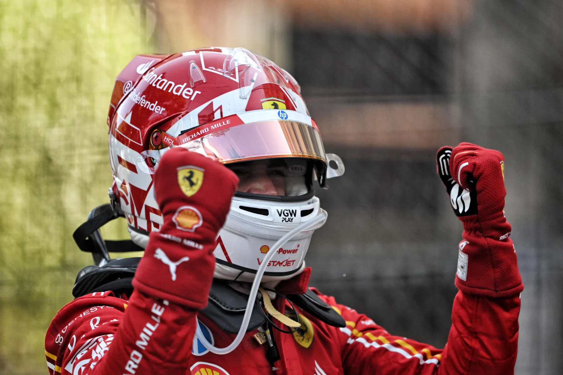 Leclerc talks about late father after Monaco win