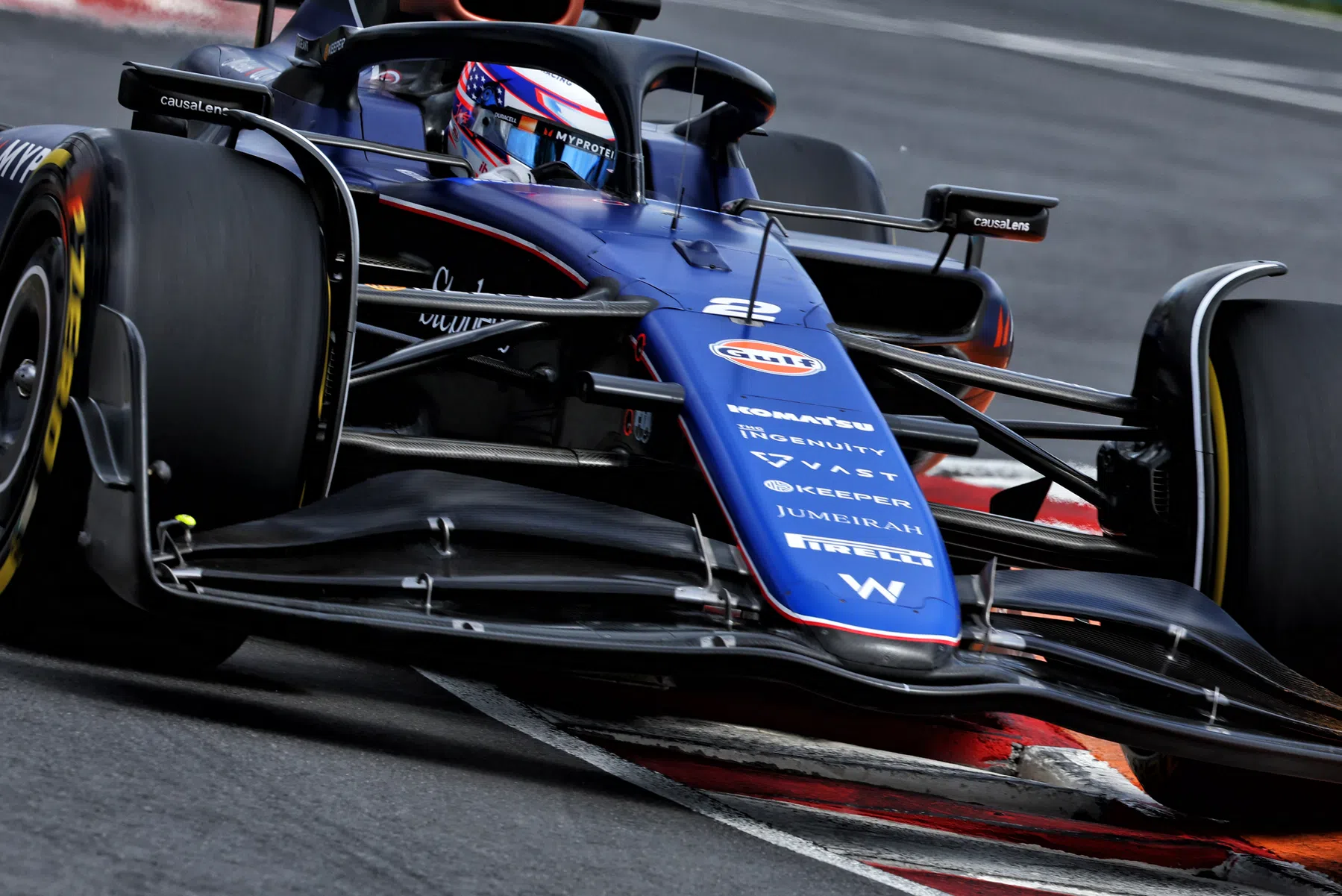 sargeant avoids crash with McLaren in FP3
