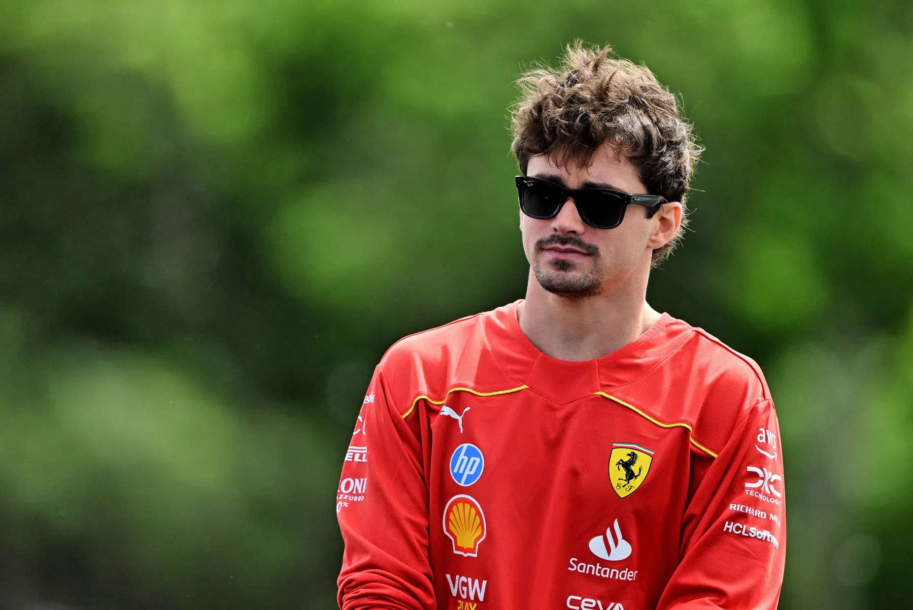 Charles Leclerc prior to the f1 grand prix of canada 2024