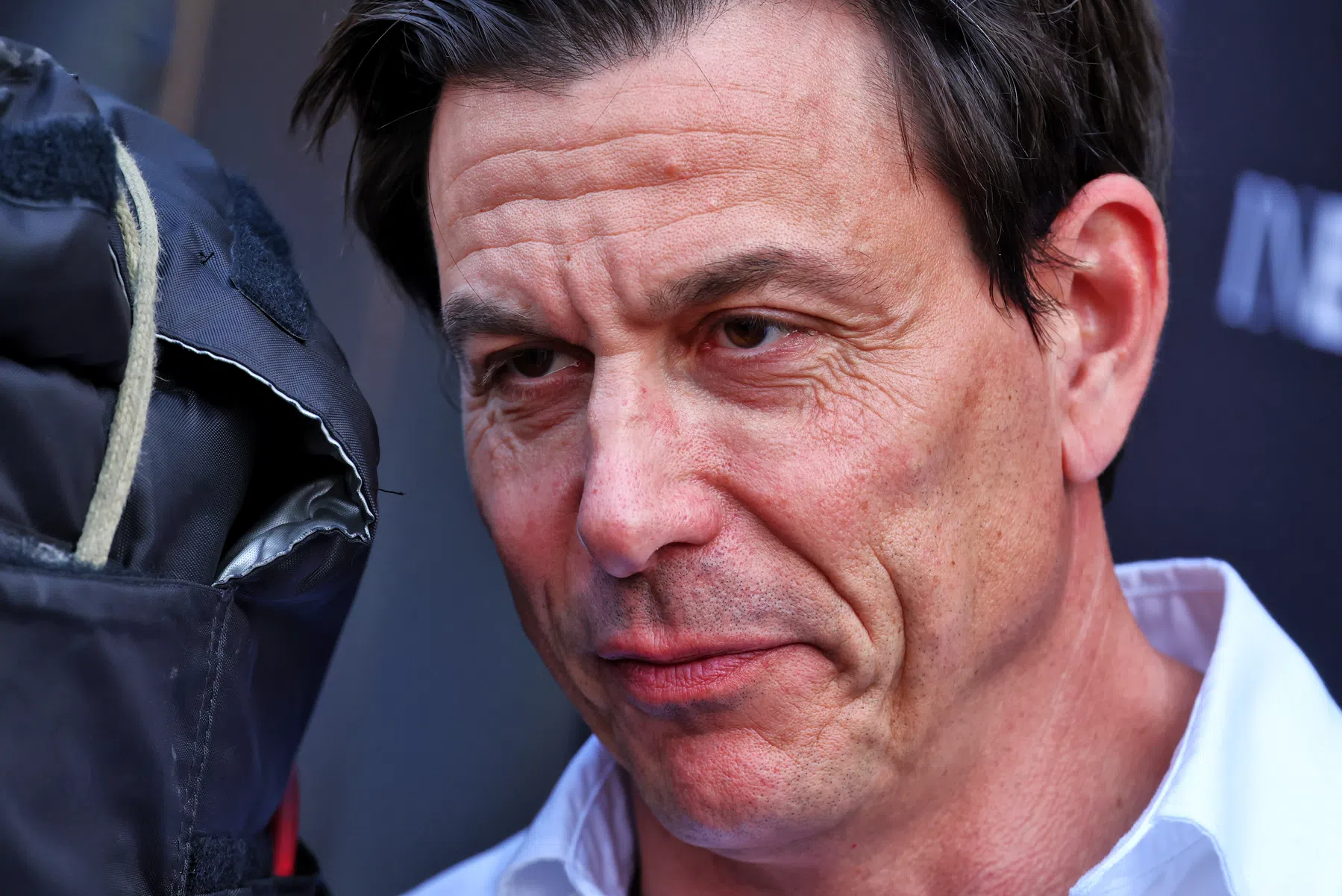 toto wolff reacts to pole russell in canada