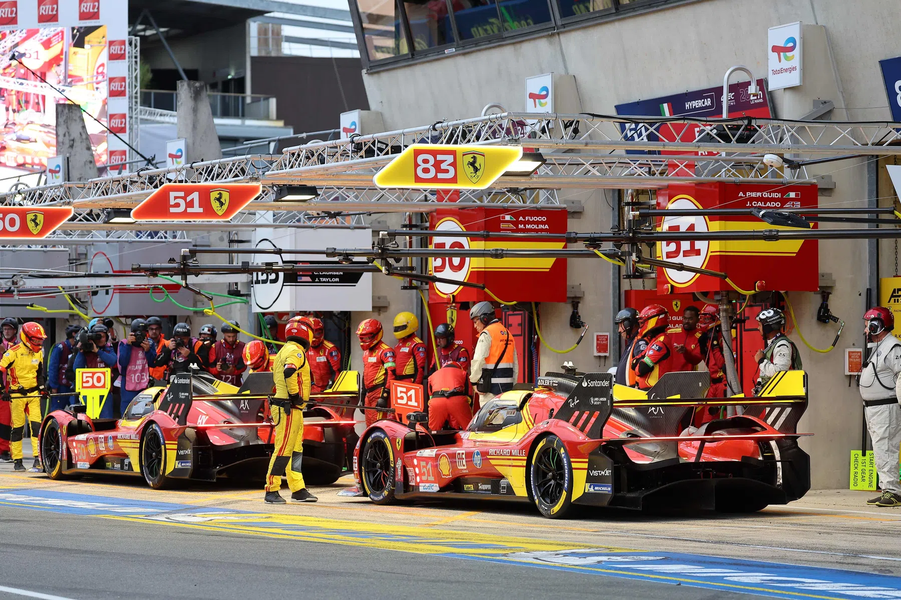 Parrilla de salida de Le Mans