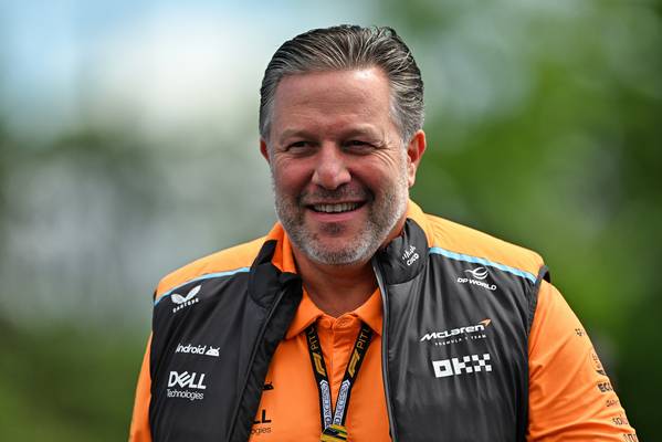 zak brown reaction to spanish grand prix qualifying 2024