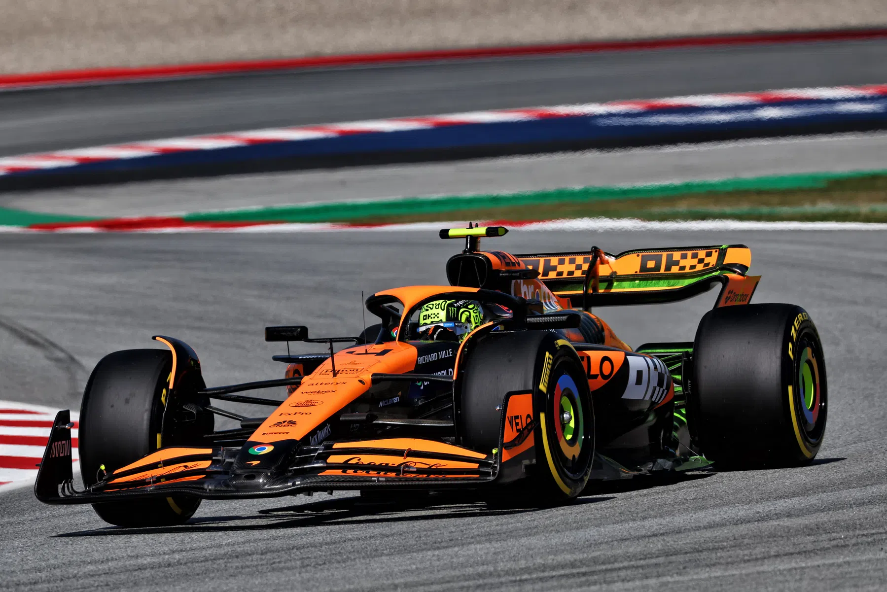 Lando Norris on pole position for the Spanish Grand Prix