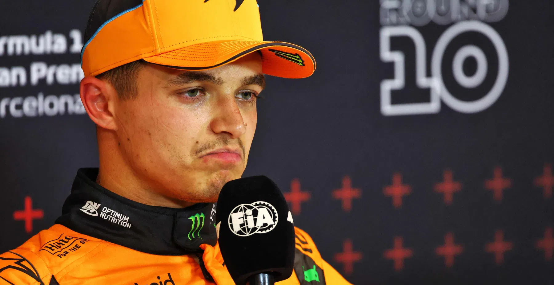 Norris se resiente tras su derrota ante Verstappen en el GP de España