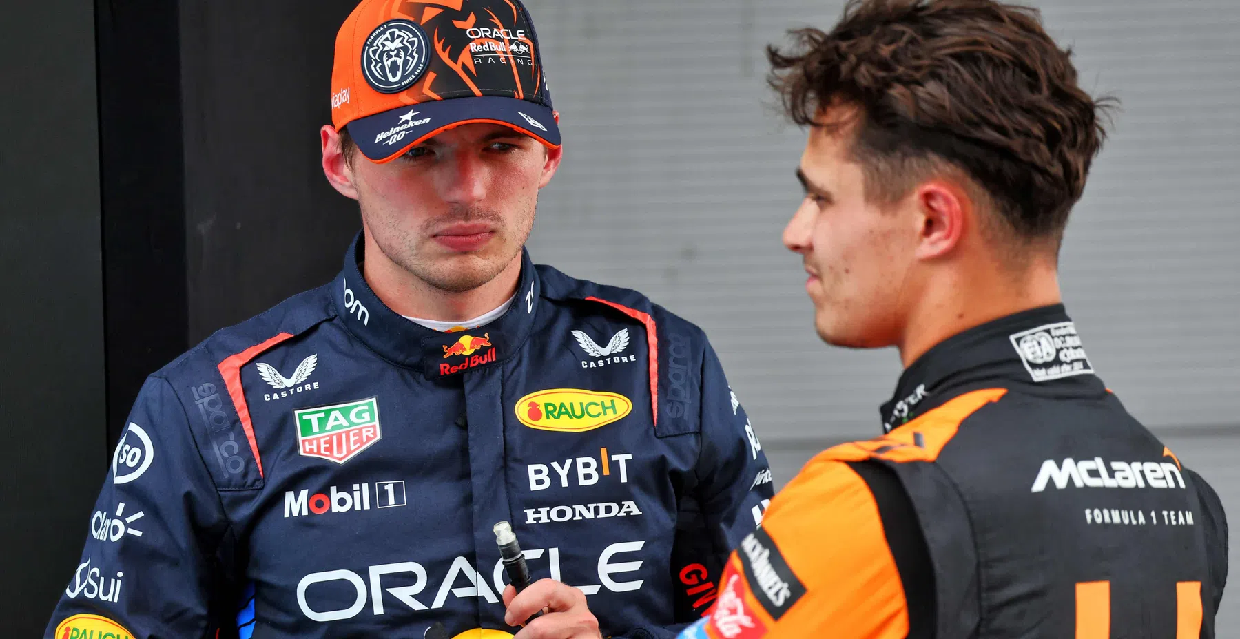 Verstappen en Norris over moment bij de start van GP Spanje