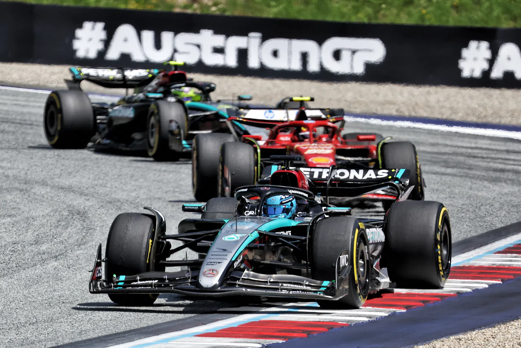Mercedes hizo sacrificios para clasificarse en Austria