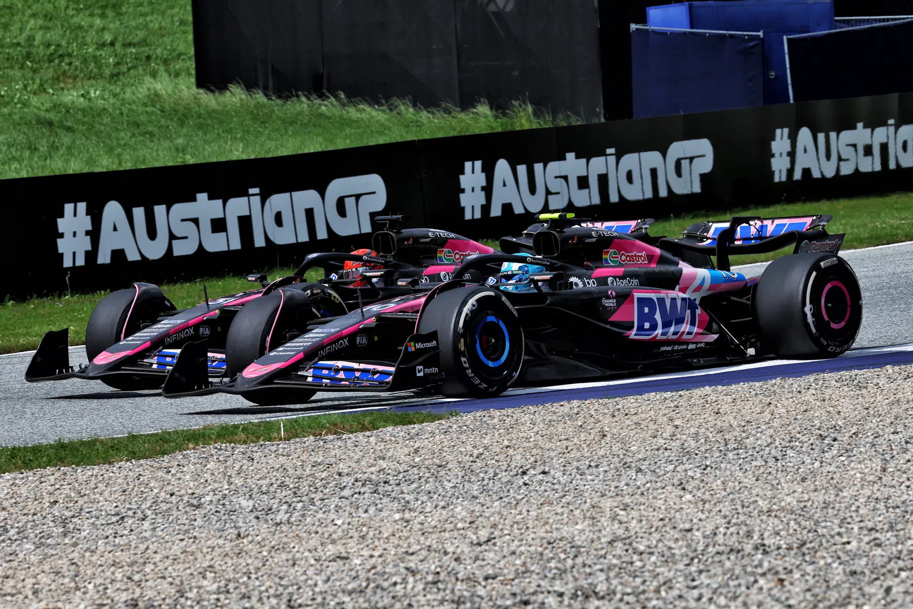 ocon and gasly battle on: waiting for trouble