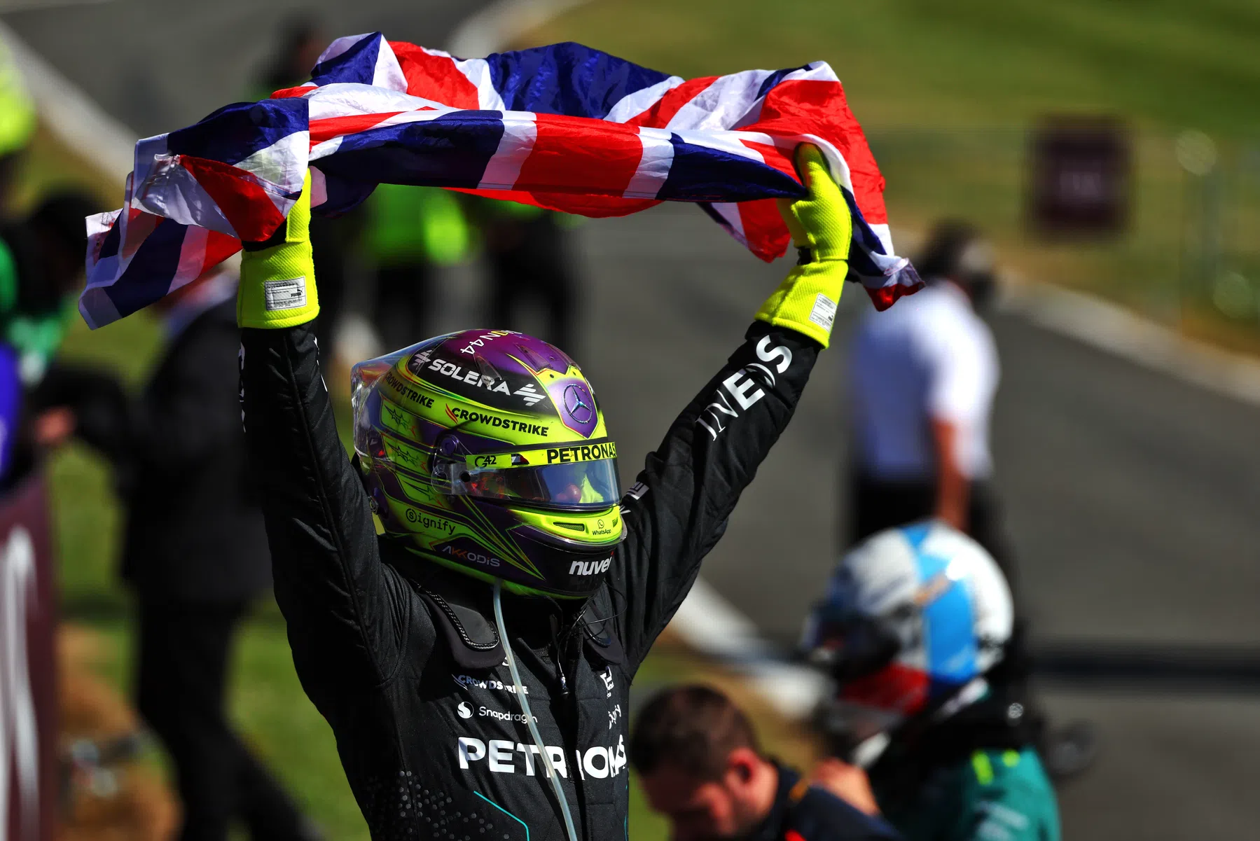 hamilton wint in silverstone is goed voor de formule 1