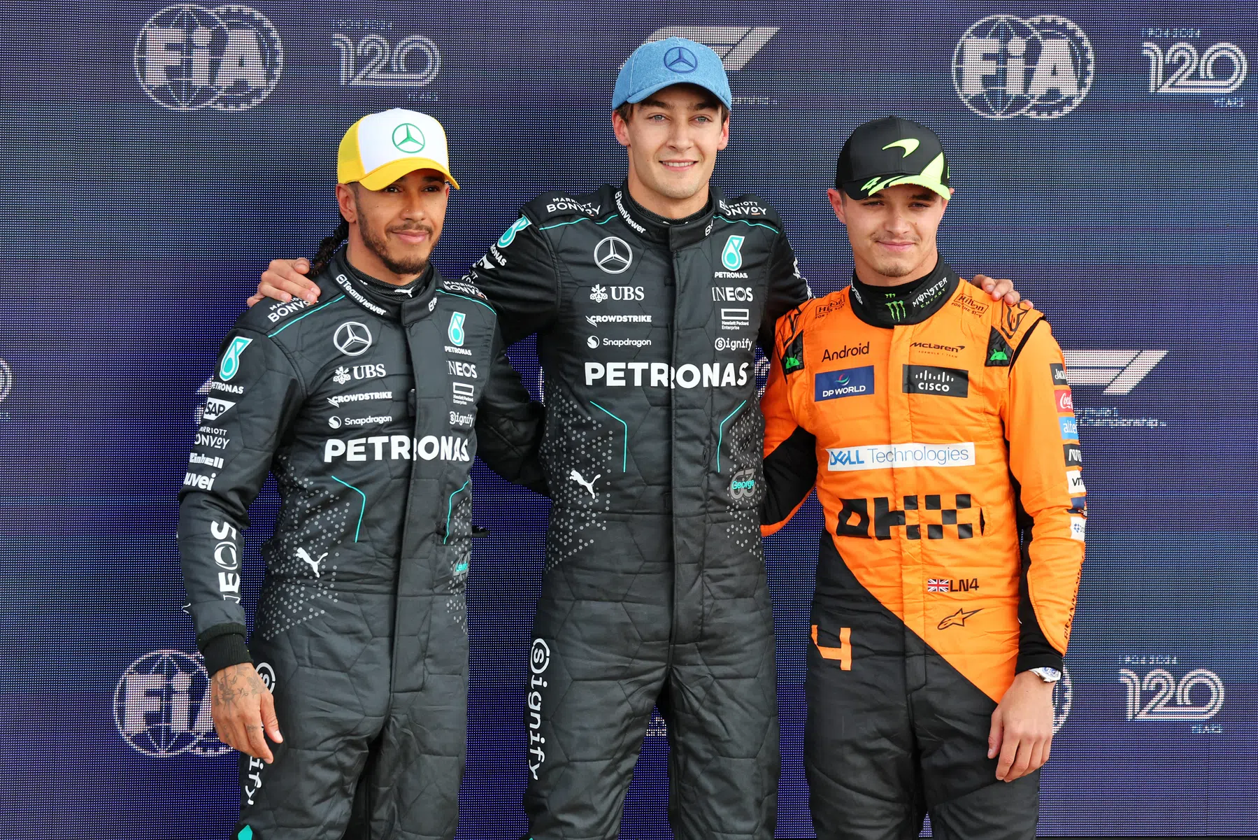 When was the last all-British podium in F1