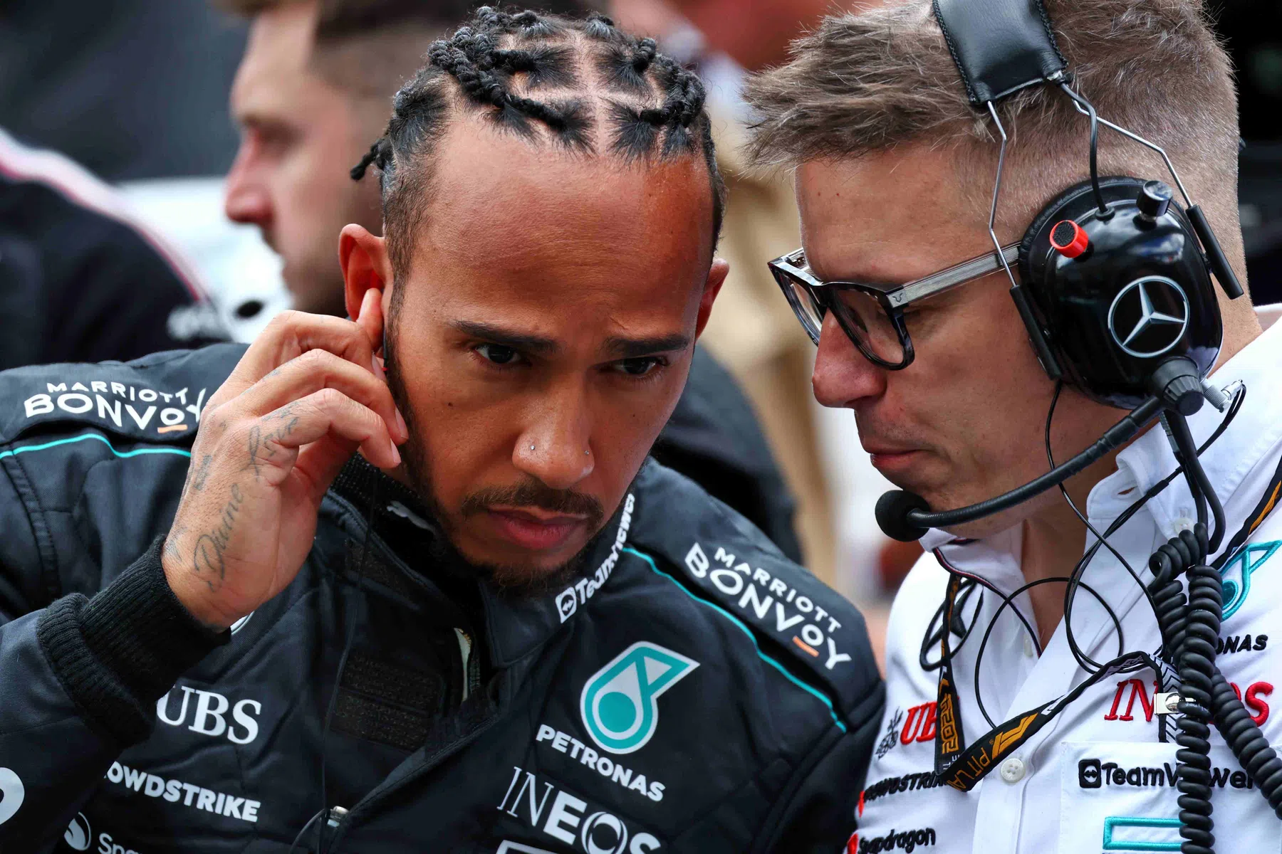 lewis hamilton denies being locked out by Mercedes