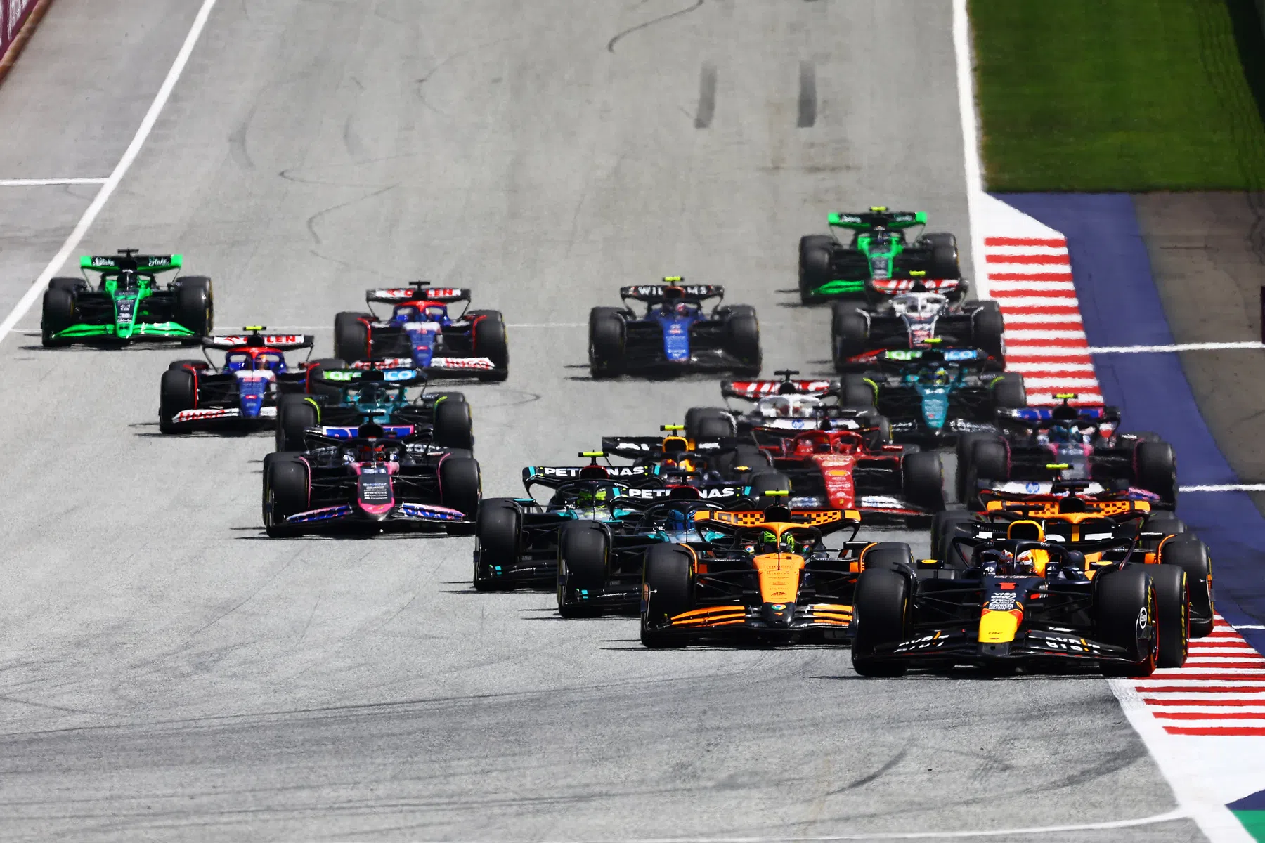 The six sprint venues for the 2025 F1 season