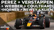 Verstappen si riunisce con l'auto vincitrice del campionato per l'anniversario della Red Bull