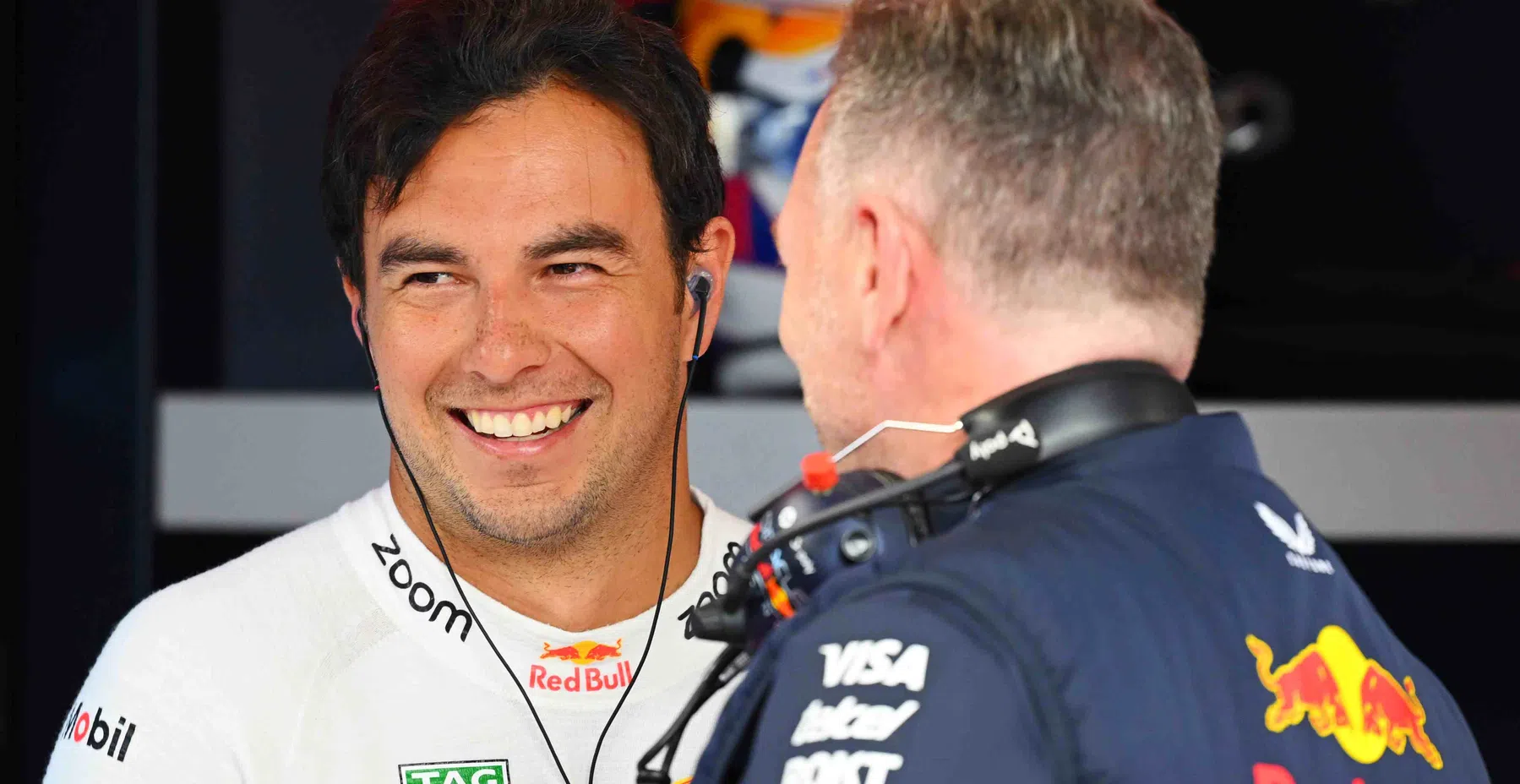 Horner sprak met Perez over Verstappen