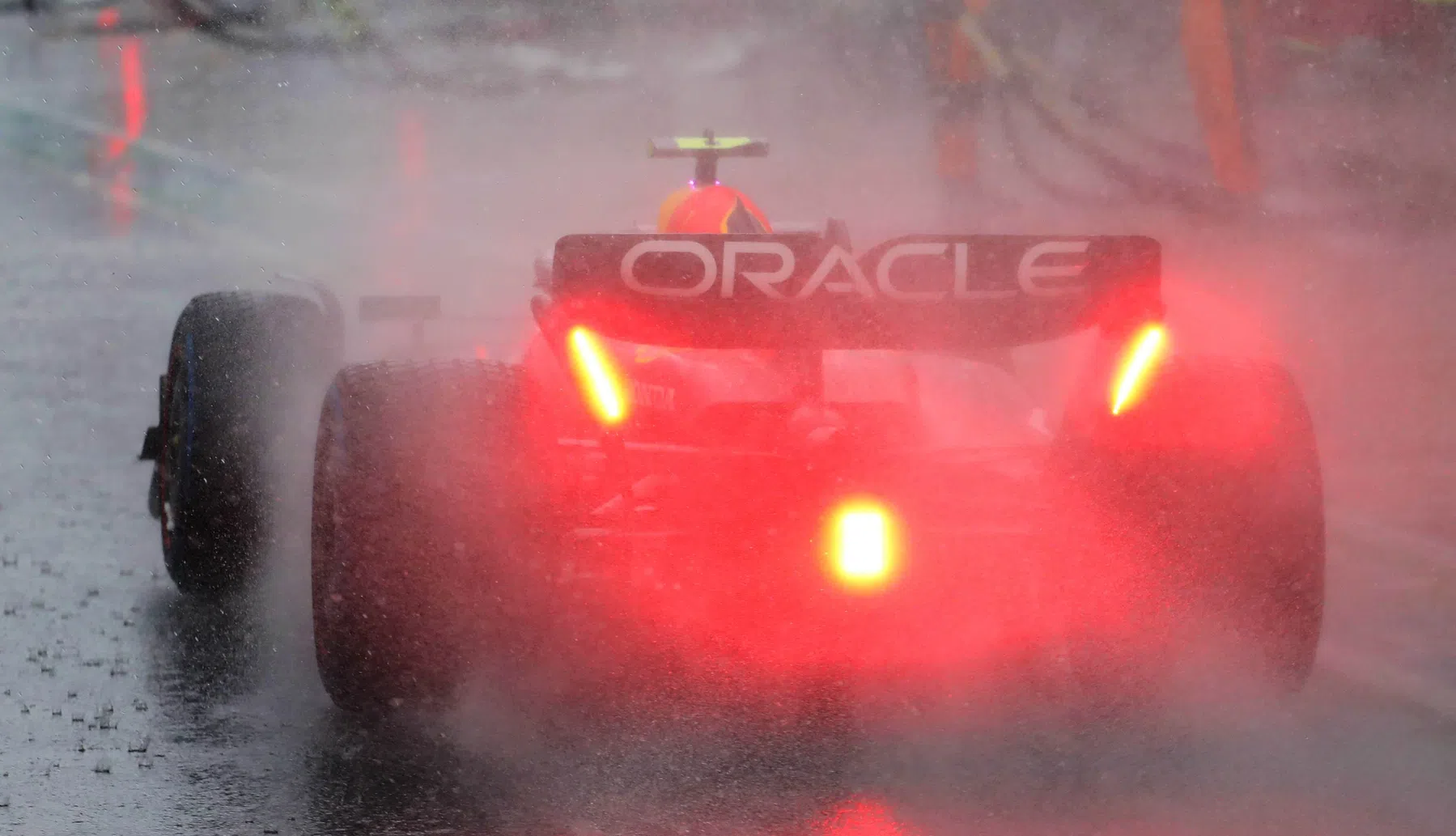 Regen vor dem Qualifying in Ungarn