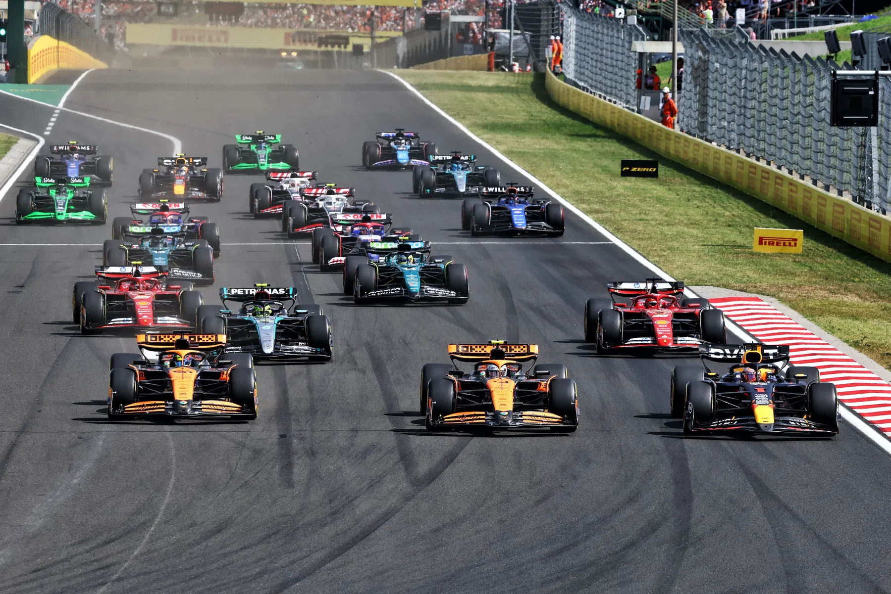 Het was een strategisch gevecht op de Hungaroring! 