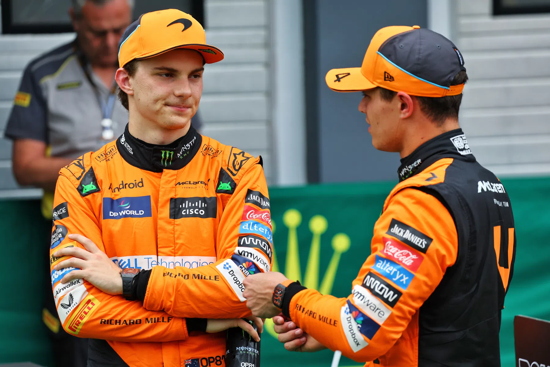 Lando Norris and Oscar Piastri swap positions in Hungary