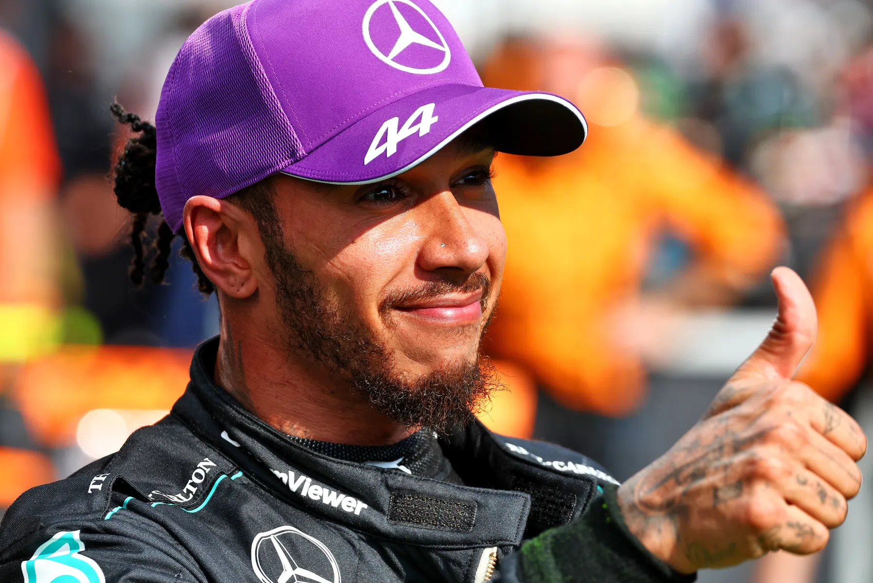 Lewis Hamilton sul suo 200° podio in F1 in Ungheria